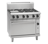 Waldorf / RN8610G_LPG / 900mm Gas Range Static Oven - 6 burner cooktop range(198MJ, LPG) / 274kg / W900 x D805 x H1130 / 1Y Warranty