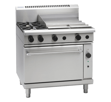 Waldorf 800 Series RNL8616GC - 900mm Gas Range Convection Oven Low Back Version - Natural Gas