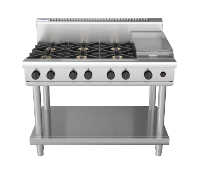 Waldorf 800 Series RN8803G-LS - 1200mm Gas Cooktop Leg Stand - LPG