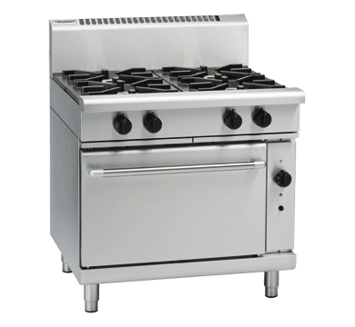 Waldorf 800 Series RNL8910GC - 900mm Gas Range Convection Oven Low Back Version - Natural Gas