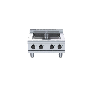 Waldorf 800 Series RNL8400E-B - 600mm Electric Cooktop Low Back Version Bench Model