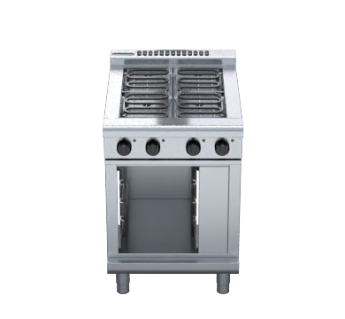 Waldorf 800 Series RNL8400E-CB - 600mm Electric Cooktop Low Back Version Cabinet Base