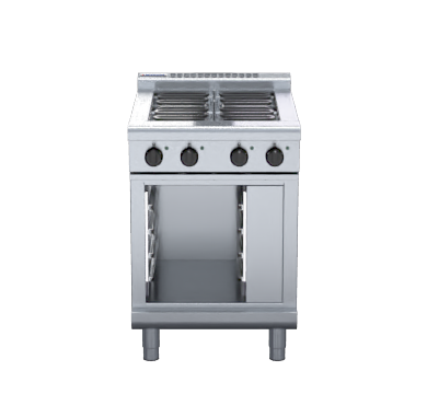 Waldorf 800 Series RNL8400E-CB - 600mm Electric Cooktop Low Back Version Cabinet Base