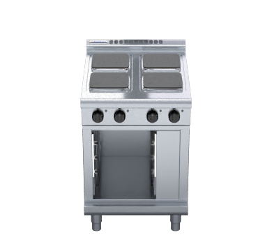 Waldorf 800 Series RNL8400SE-CB- 600mm Electric Cooktop Sealed Hobs Low Back Version - Cabinet Base