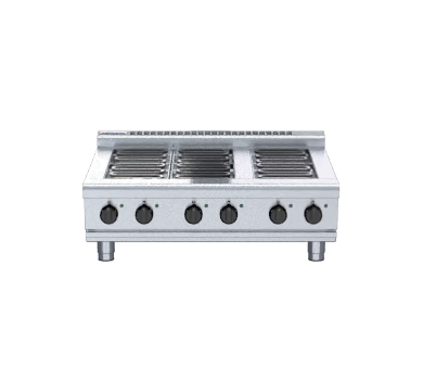 Waldorf 800 Series RNL8600E-B - 900mm Electric Cooktop Low Back Version Bench Model