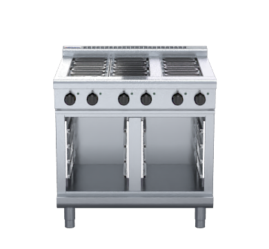 Waldorf 800 Series RNL8600E-CB - 900mm Electric Cooktop Low Back Version Cabinet Base