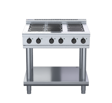 Waldorf 800 Series RNL8600E-LS - 900mm Electric Cooktop Low Back Version Leg Stand