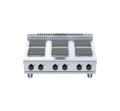 Waldorf 800 Series RNL8600SE-B - 900mm Electric Cooktop Sealed Hobs Low Back Version - Bench Model