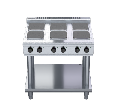 Waldorf 800 Series RNL8600SE-LS - 900mm Electric Cooktop Sealed Hobs Low Back Version - Leg Stand