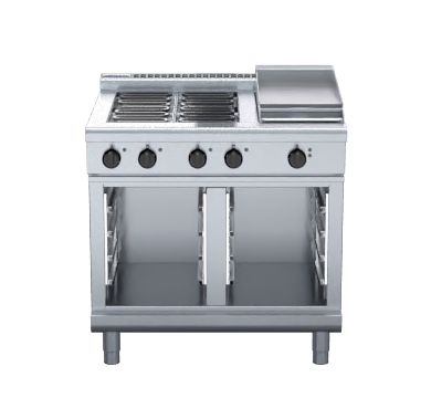 Waldorf 800 Series RNL8603E-CB - 900mm Electric Cooktop Low Back Version Cabinet Base