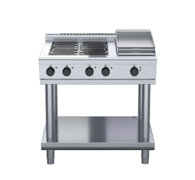Waldorf 800 Series RNL8603E-LS - 900mm Electric Cooktop Low Back Version Leg Stand