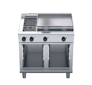 Waldorf 800 Series RNL8606E-CB - 900mm Electric Cooktop Low Back Version Cabinet Base
