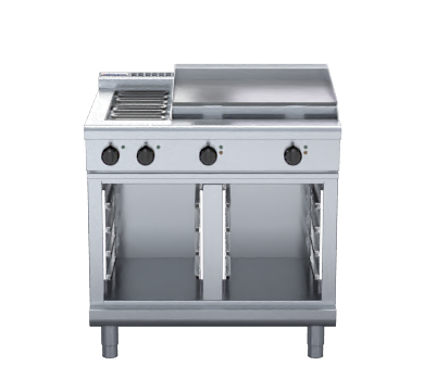 Waldorf 800 Series RNL8606E-CB - 900mm Electric Cooktop Low Back Version Cabinet Base