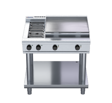 Waldorf 800 Series RNL8606E-LS - 900mm Electric Cooktop Low Back Version Leg Stand