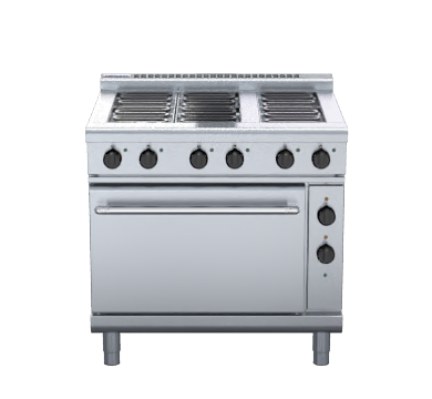 Waldorf 800 Series RNL8610E - 900mm Electric Range Static Oven Low Back Version