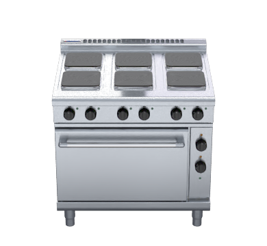 Waldorf 800 Series RNL8610SEC - 900mm Electric Range Convection Oven Low Back Version