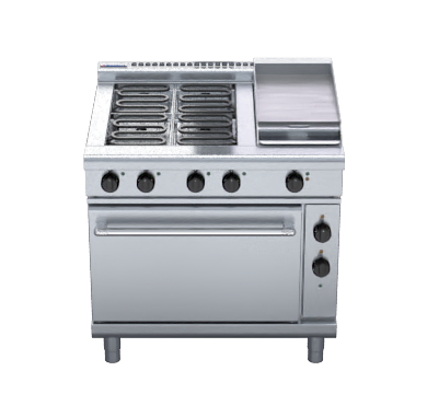 Waldorf 800 Series RNL8613E - 900mm Electric Range Static Oven Low Back Version