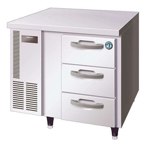 Hoshizaki RTC-90DEA-GN-3D 3 Drawer 100mm Deep Gastronorm Underbench Refrigerator on castors