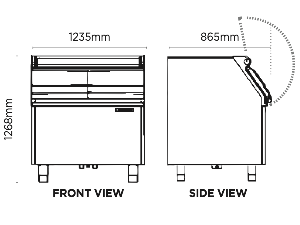 Bromic SB406 Ice maker Storage Bin 406kg