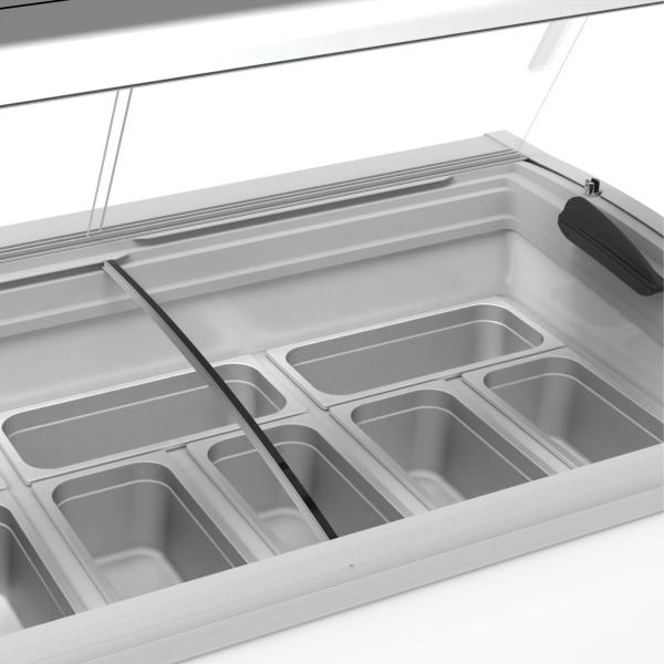 Exquisite SD415S2 nine tub ice cream scooping freezer view 4