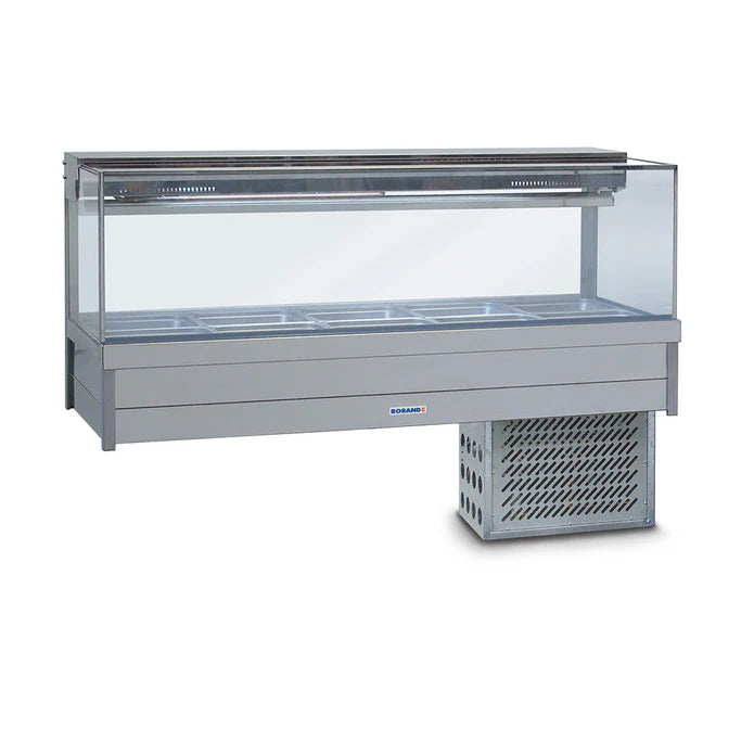 Roband SRX25RD Square Glass Refrigerated Foodbar