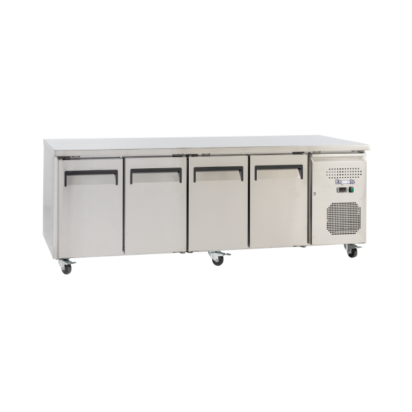 Exquisite SSC550H Four Solid Doors Underbench Storage Refrigerators Slimline
