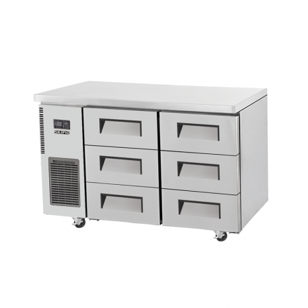 Skipio SUR12-3D-6 Underbench 6 Drawer Fridge 280L