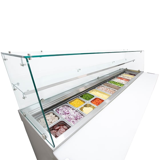 Airex Sandwich Prep Bench with Glass Gantry