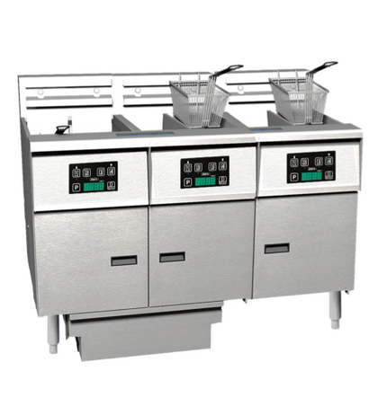 Anets FDAEP314C Platinum Electric Series 3 Fryer Filter Drawer System Computer Control