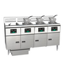 Anets FDAEP414D Platinum Electric Series 4 Fryer Filter Drawer System Digital Control