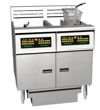 Anets FDAEP214C Platinum Electric Series 2 Fryer Filter Drawer System Computer Control