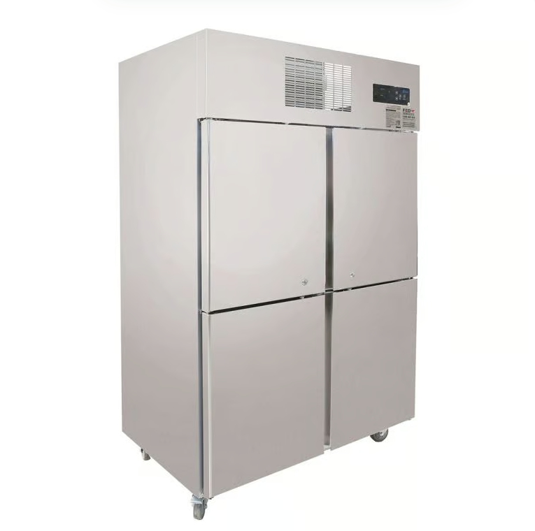 Thermaster TROPICAL 4 x Half door SS Fridge - SUC1000