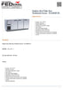 Thermaster TL1800BT-3D Stainless Steel Triple Door Workbench Freezer 361L 1800mmW