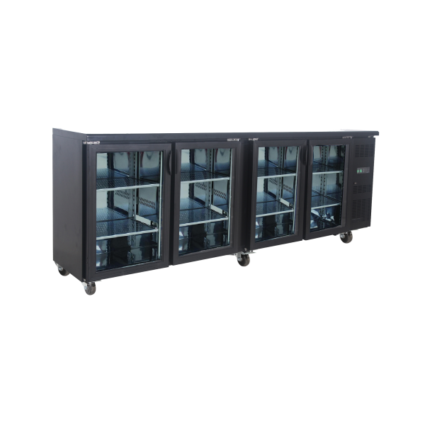 Exquisite UBC630 Four Swing Doors Backbar Display Refrigerators