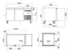 Bromic UBF1360SD-NR Solid Door Underbench Freezer 282L