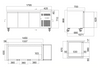 Bromic UBF1795SD-NR Solid Door Underbench Freezer 417L