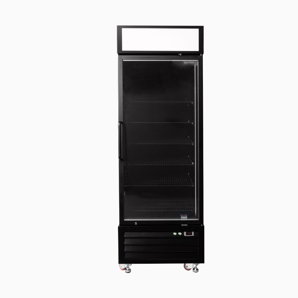 Bromic - Upright Display Fridge 546L - 1 Door - Flat Glass - Lightbox