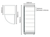 Bromic UF0374SDS-NR - Upright Freezer - 300L - 1 Door - Solid