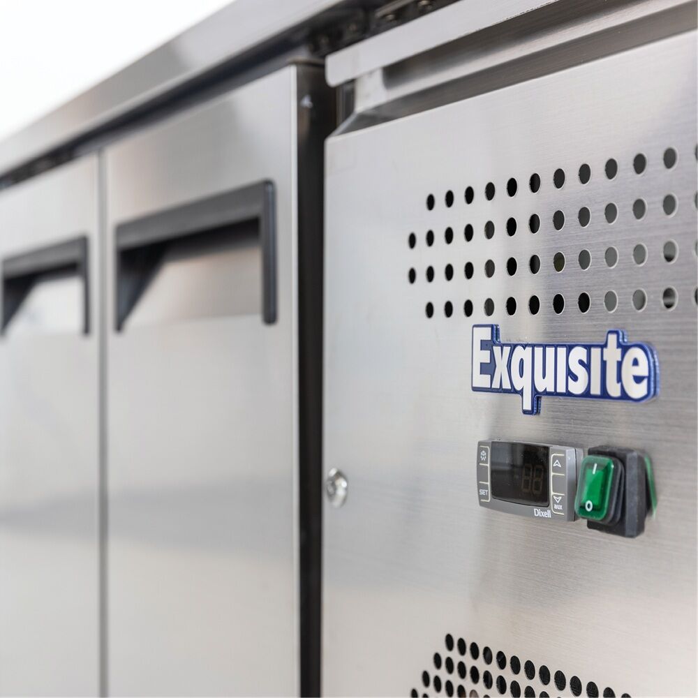 Exquisite USC400H Three Solid Doors Underbench Storage Refrigerators