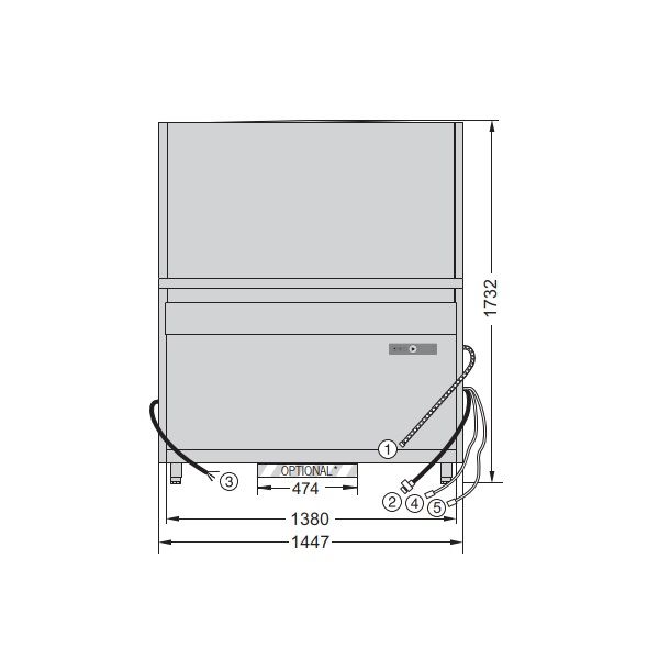 Hobart UXTH PROFI HOOD-TYPE UTENSIL WASHER