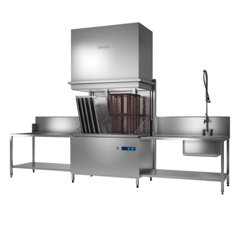 Hobart UXTLH-HL PROFI Passthrough UTENSIL WASHER w/ AUTO-HOOD LIFT