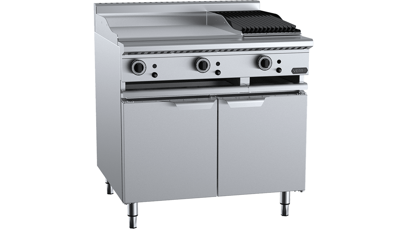B+S Verro Combination 600mm Grill Plate & 300mm Char Broiler VBT-GRP6-CBR3
