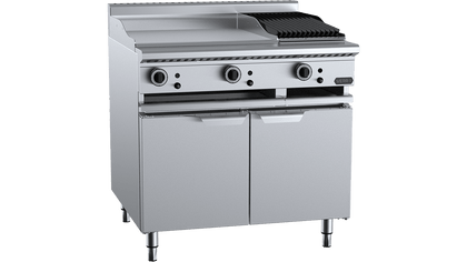 B+S Verro Combination 600mm Grill Plate & 300mm Char Broiler VBT-GRP6-CBR3