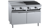 B+S Verro Combination Tops 600mm Grill Plate & 600mm Char Broiler Cabinet Mounted VBT-GRP6-CBR6