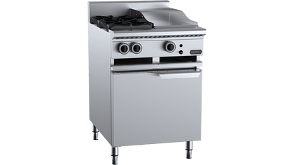 B+S Verro Combination Two Open Burners & 300mm Grill Plate VBT-SB2-GRP3