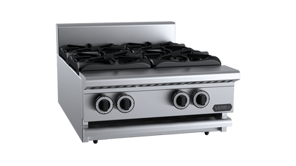 B+S Verro Four Burner Boiling Top Bench Mounted VBT-SB4BM