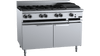 B+S Verro Combination Six Open Burners & 300mm Char Broiler VBT-SB6-CBR3