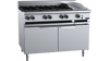 B+S Verro Combination Six Open Burners & 300mm Grill Plate VBT-SB6-GRP3