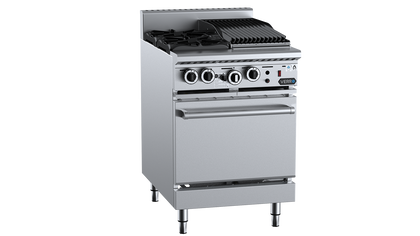 B+S Verro Oven with 300mm Char Broiler & Two Open Burners VOV-SB2-CBR3