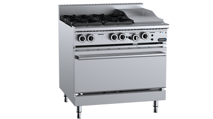B+S Verro Oven with 300mm Grill Plate & Four Open Burners VOV-SB4-GRP3